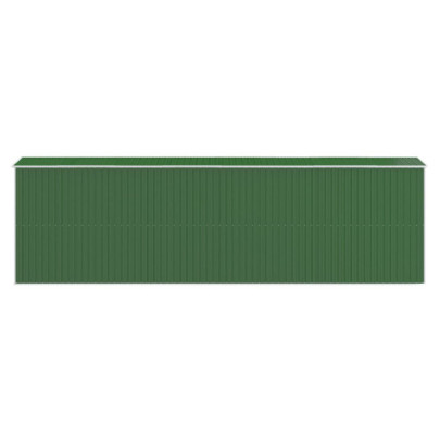 Șopron Grădină Verde Oțel Zincat | Depozitare Exterior