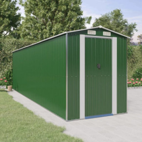 Șopron Grădină Verde - Oțel Zincat - Depozitare Exterioară