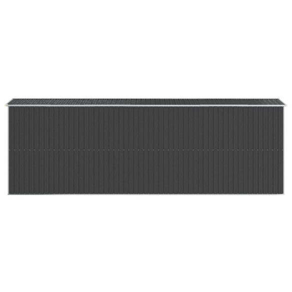 Șopron Grădină Antracit - Depozitare Exterior, Oțel Galvanizat