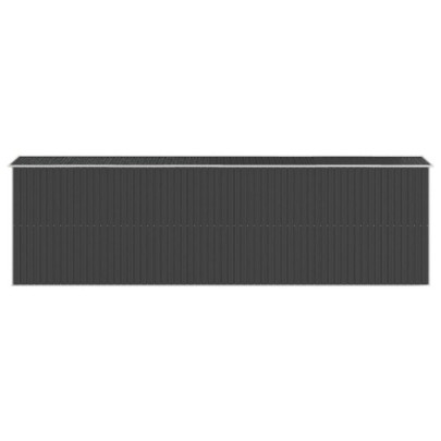 Șopron Grădină Antracit - Oțel Galvanizat | Depozitare Exterior