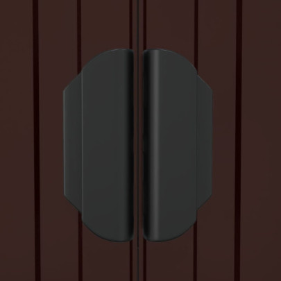 Șopron Grădină Maro - Oțel Galvanizat | Depozitare Exterior