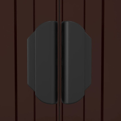 Șopron de Grădină - Oțel Galvanizat, Maro Închis - 192x357x223 cm