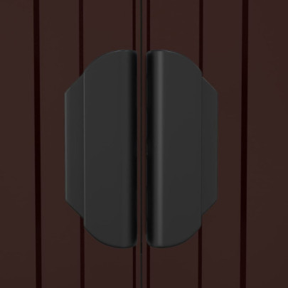 Șopron Grădină Maro - Depozitare Exterior - Oțel Galvanizat