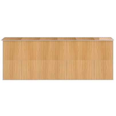 Șopron Grădină Maro - Oțel Zincat - Depozitare Exterior