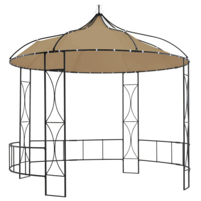Foișor - gri taupe - 300 x 290 cm - rotund
