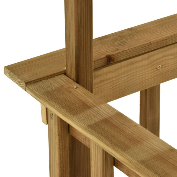 Șopron Grătar Lemn Pin | Depozitare Sigură Grădină