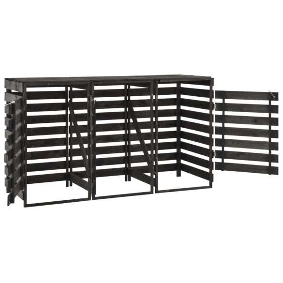 Magazie Pubele 3x240L - Lemn Masiv Pin - Livrare Gratuită Magazie Pubele 3x240L - Lemn Masiv Pin - Livrare Gratuită