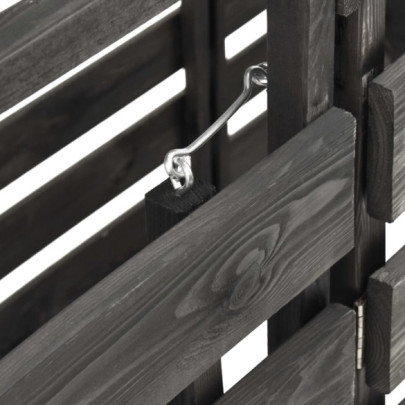 Magazie Pubele 3x240L - Lemn Masiv Pin - Livrare Gratuită