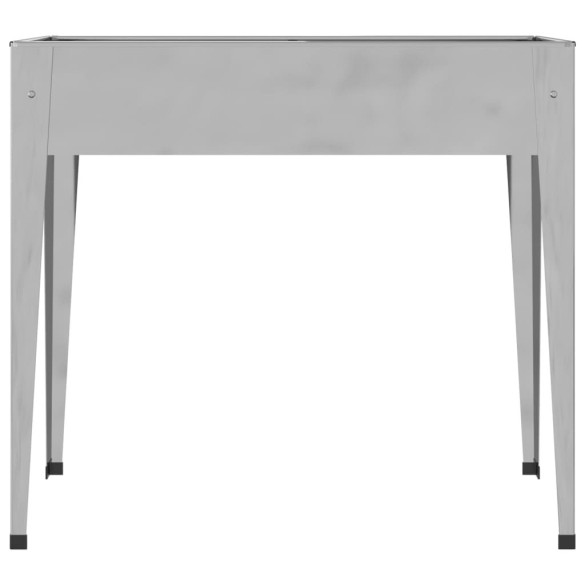 Jardiniere Grădină Oțel Galvanizat - 2 bucăți