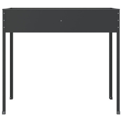 Jardiniere Oțel Galvanizat Antracit - Set 2 Bucăți - Livrare Gratuită