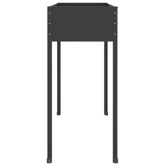 Jardiniere Oțel Galvanizat Antracit - Set 2 Bucăți - Livrare Gratuită