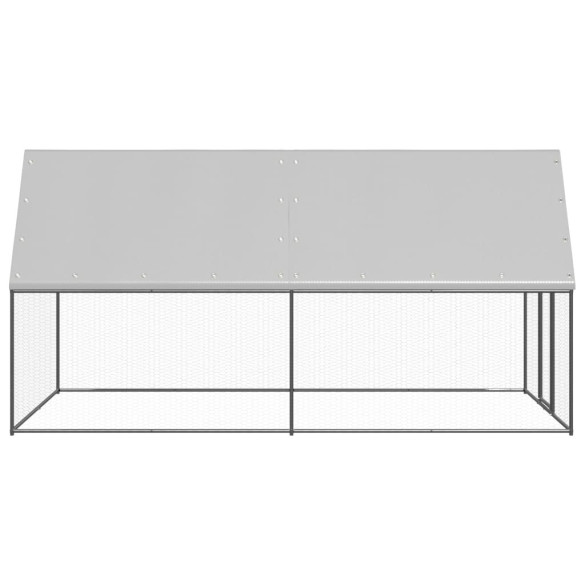 Coteț Păsări Exterior 2x4x2m - Oțel Galvanizat Rezistent