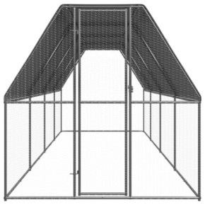 Coteț Păsări 2x8x2 m Oțel Galvanizat | Livrare Gratuită 2