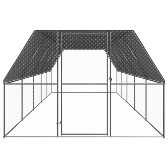 Coteț Păsări Exterior 3x10x2 m - Oțel Galvanizat Rezistent