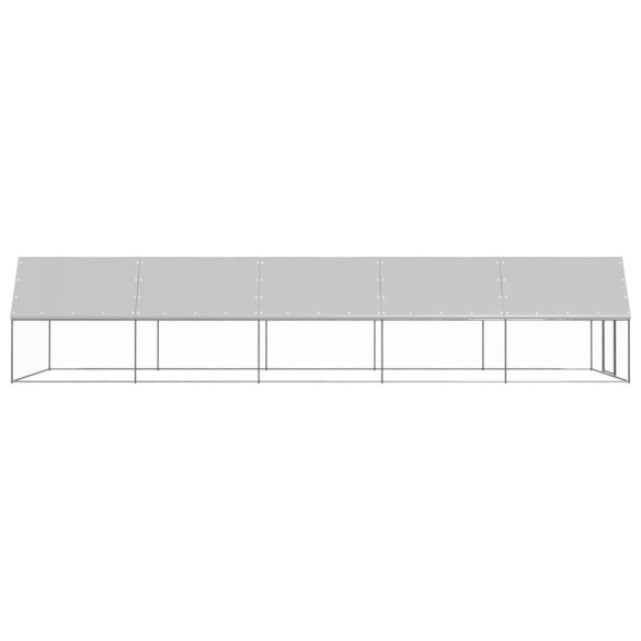Coteț Păsări Exterior 3x10x2 m - Oțel Galvanizat Rezistent