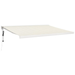 Copertină Retractabilă 4x3m - Crem - Textil & Aluminiu 2