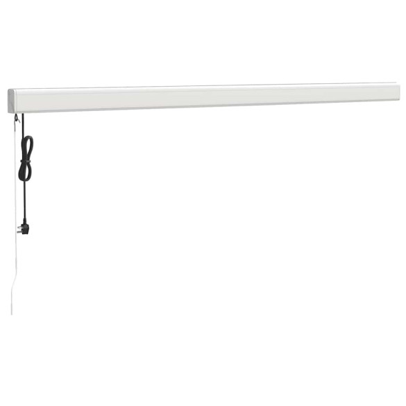 Copertină Retractabilă 4x3m - Galben/Alb - Aluminiu