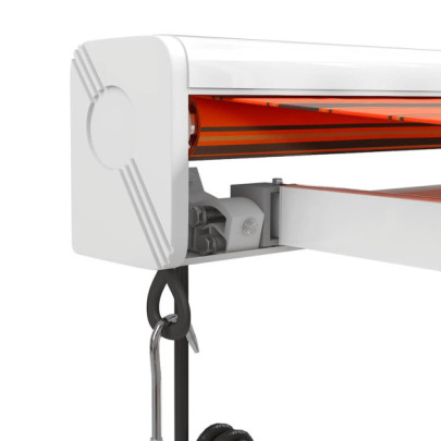 Copertină Retractabilă Motorizată 4,5x3m - Textil/Aluminiu