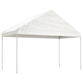 Foișor cu acoperiș alb 20x4m - Cort exterior rezistent 2