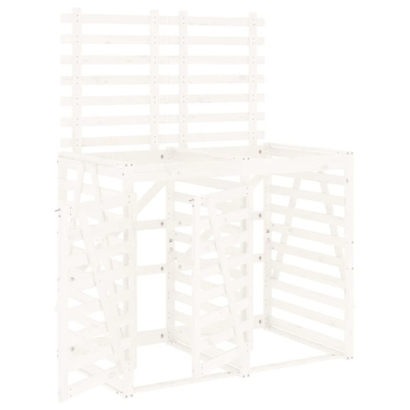 Magazie dublă coș gunoi exterior - lemn pin | Livrare gratuită