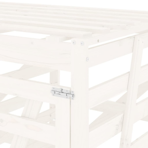 Magazie dublă coș gunoi exterior - lemn pin | Livrare gratuită