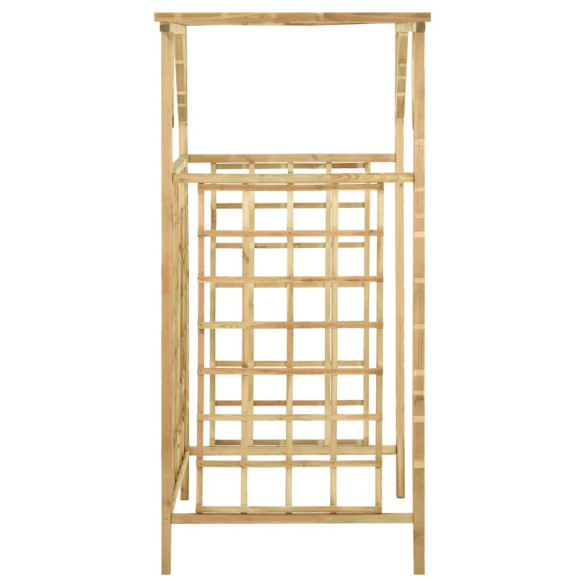 Pergolă Grădină Pubele Duble - Pin Treated | Livrare Gratuită