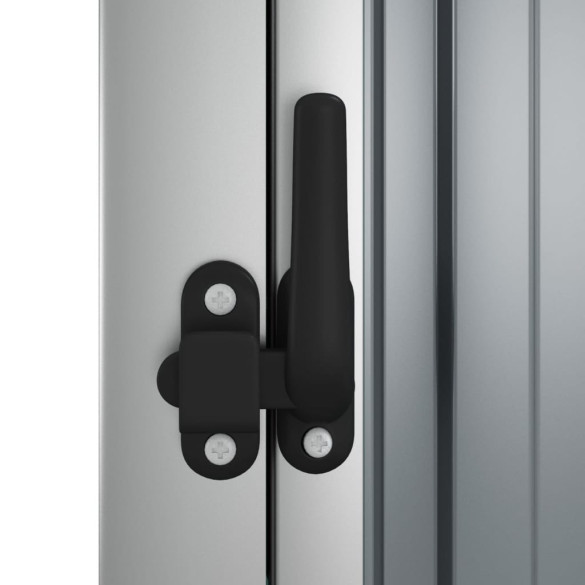 Șopron Grădină Gri - Oțel Galvanizat | Depozitare Scule