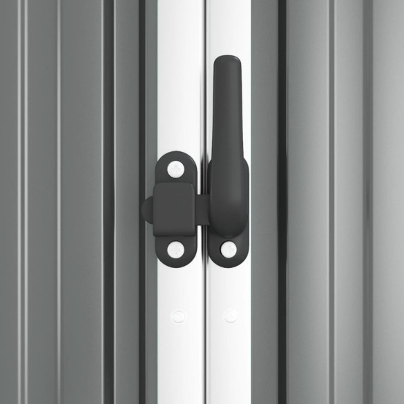 Șopron Grădină Gri - Oțel Galvanizat | Depozitare Scule