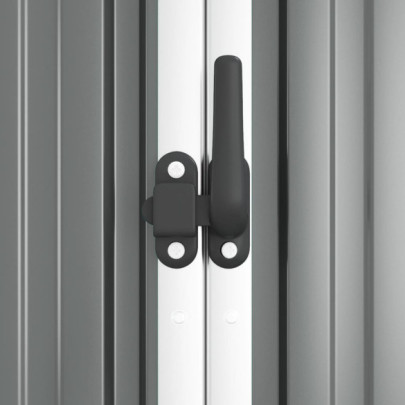 Șopron Grădină Gri - Oțel Galvanizat | Depozitare Scule