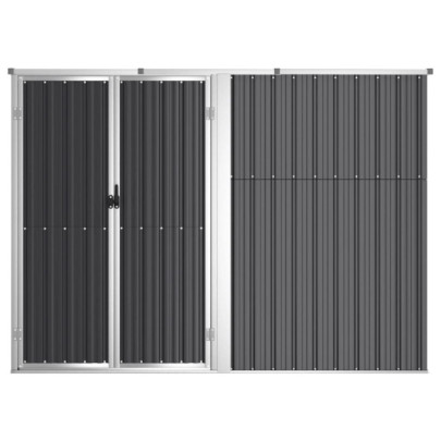 Șopron Grădină Antracit - Oțel Galvanizat | Depozitare Scule