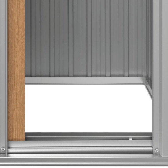 Șopron Grădină Maro - Oțel Zincat | Depozitare Exterior