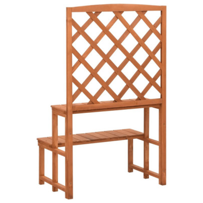 Suport Plante Lemn Masiv cu Spalier - Livrare Gratuita