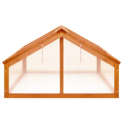 Seră Grădină Lemn Brad - 114x80x50 cm | Livrare Gratuită