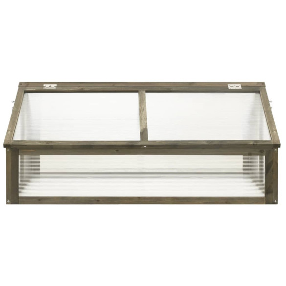 Seră Grădină Lemn Brad | Protecție Plante | 114x80x50 cm Seră Grădină Lemn Brad | Protecție Plante | 114x80x50 cm