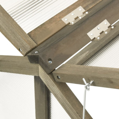 Seră Grădină Lemn Brad | Protecție Plante | 114x80x50 cm