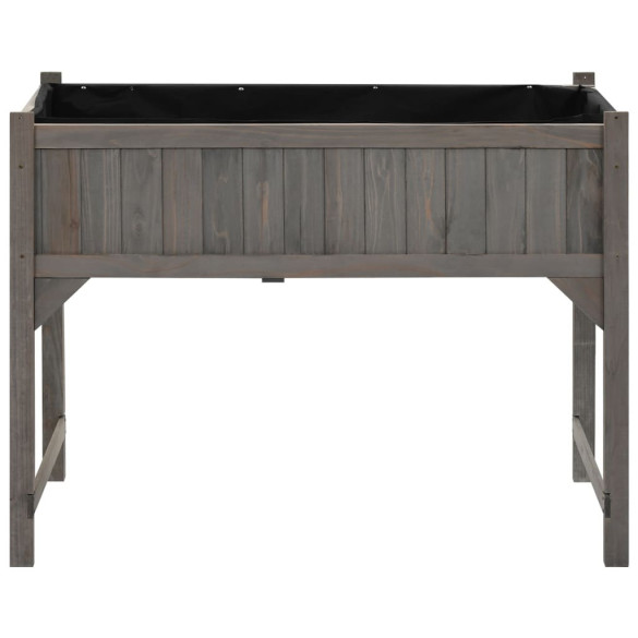 Strat Înălțat cu Seră - Lemn Masiv de Brad - 110x54x120 cm