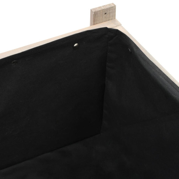 Strat Înălțat cu Seră - Lemn Masiv de Brad - 110x54x120 cm