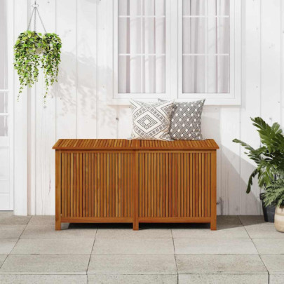 Ladă Depozitare Grădină Lemn Acacia 150x80 cm | Livrare Gratuită