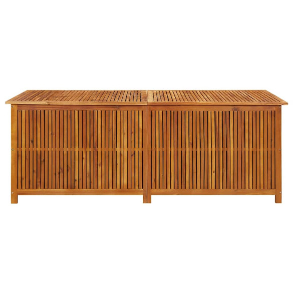 Ladă Depozitare Grădină Lemn Acacia 200x80x75 cm