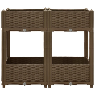 Strat Înălțat din Polipropilenă - 80x40x71 cm