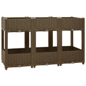 Strat Înălțat Polipropilenă Grădinărit | 120x40x71 cm 2