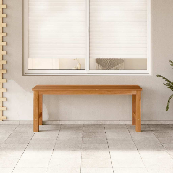 Bancă Grădină Lemn Tec Masiv 114 cm | Livrare Gratuită