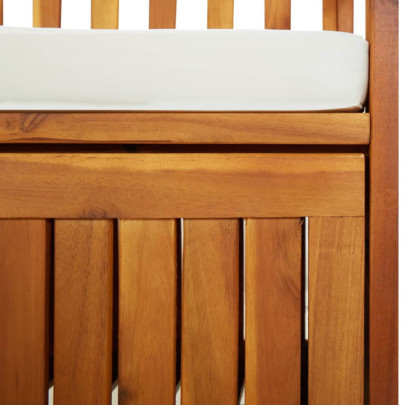 Bancă de depozitare lemn acacia masiv - 170 cm - Livrare gratuită