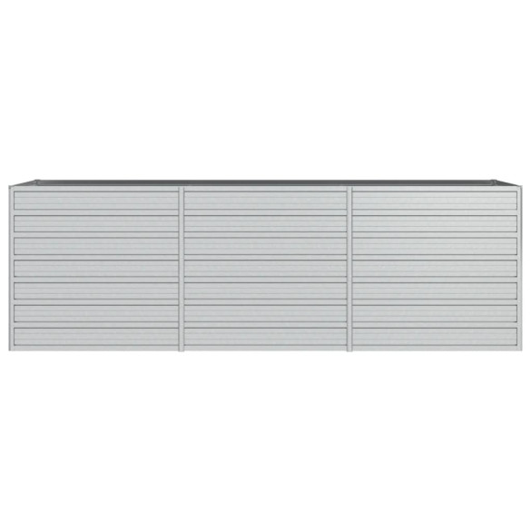 Strat Înălțat Grădină Oțel Galvanizat 240x80x77 cm - Livrare Gratuită