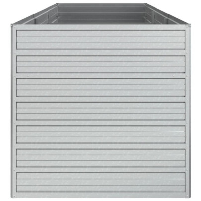 Strat Înălțat Grădină Oțel Galvanizat 240x80x77 cm - Livrare Gratuită
