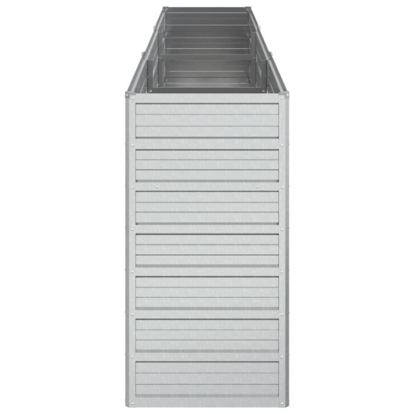 Strat Înălțat Grădină Oțel Galvanizat 240x40x77 cm