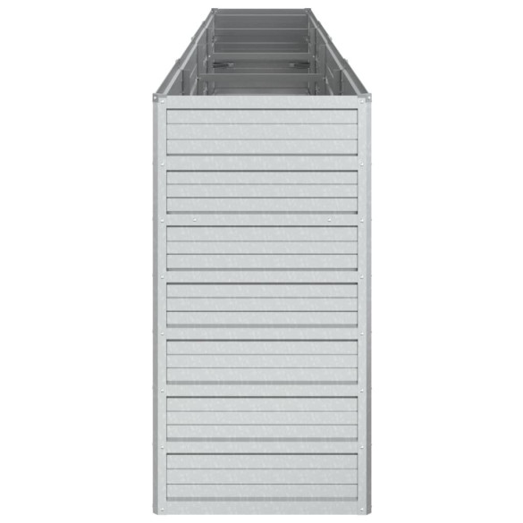 Strat Înălțat Grădină Oțel Galvanizat 320x40x77 cm