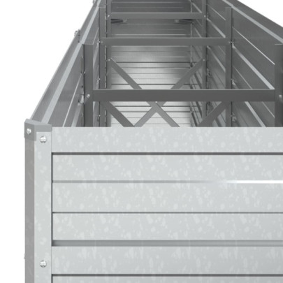 Strat Înălțat Grădină Oțel Galvanizat 320x40x77 cm