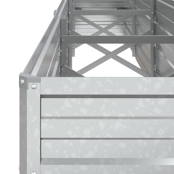 Strat Înălțat Grădină Oțel Galvanizat 320x40x45 cm