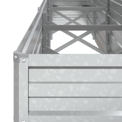 Strat Înălțat Grădină Oțel Galvanizat 320x40x45 cm